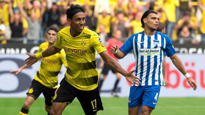 aubameyang-esultanza-borussia-dortmund-settembre-2017 Aubameyang