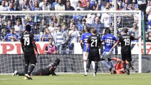 Pagelle di Sampdoria-Milan 2-0 : disastro Zapata, Kessie sbaglia tutto