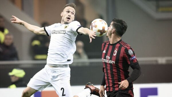 Bakasis andre silva milan aek atene ottobre