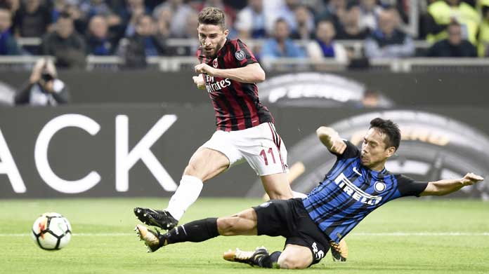 borini nagatomo inter milan ottobre 2017