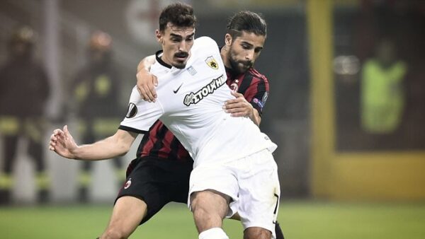Christodoulopoulos ricardo rodriguez milan aek atene ottobre