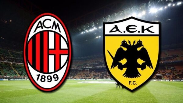 milan aek atene streaming diretta tv