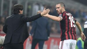 Ecco con quale compagno ha litigato Bonucci dopo il derby