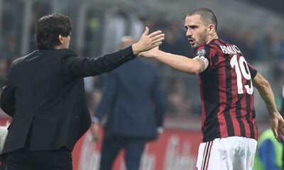 montella bonucci milan ottobre 2017