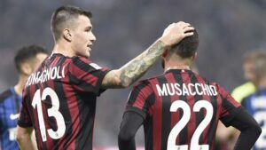 Milan, Musacchio titolare: prima volta insieme a Romagnoli
