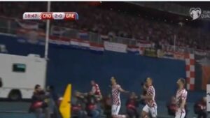 Gol Kalinic, la Croazia avanti contro la Grecia – VIDEO
