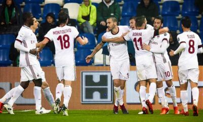 milan esultanza novembre 2017