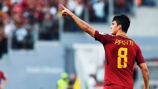 Perotti esultanza roma maggio