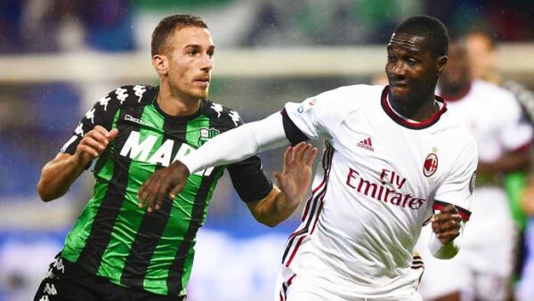 Ragusa zapata sassuolo milan novembre