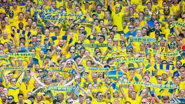 Svezia tifosi giugno forsberg