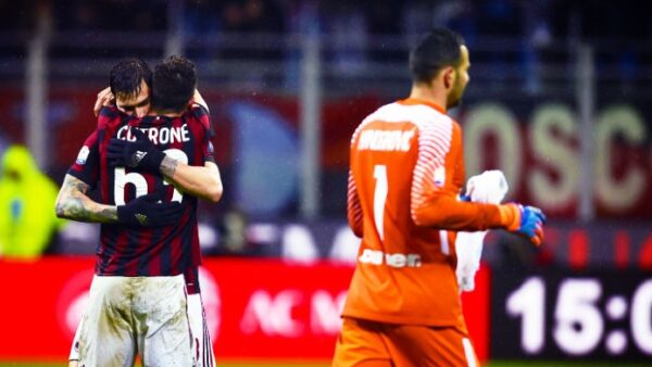 Cutrone esultanza milan inter dicembre