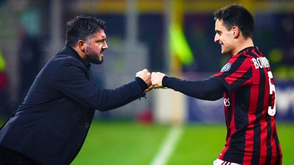 Gattuso bonaventura esultanza milan dicembre