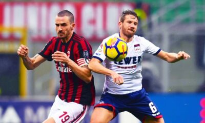 bonucci rohden milan crotone gennaio 2018