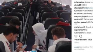 Milan verso Udine, l’annuncio del pilota: «Forza Milan» – VIDEO