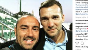 Sheva e Brocchi, il destino li ha fatti rincrociare sul campo – FOTO