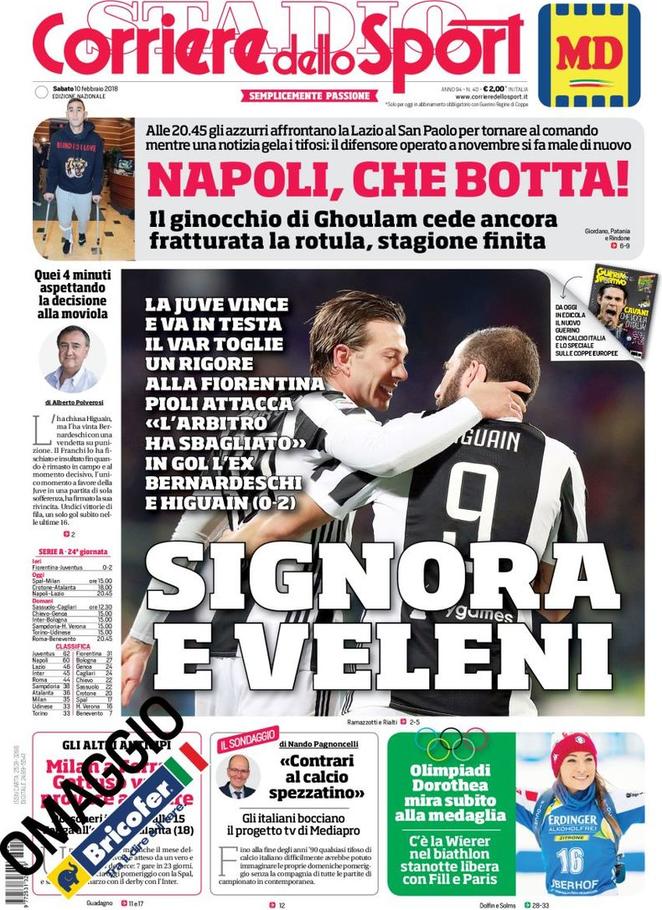 Rassegna stampa del 10 febbraio 2018 32 cds 10 feb