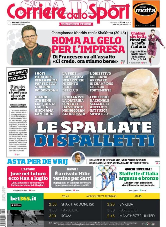 Rassegna stampa del 21 febbraio 2018 34 corriere_dello_sport-2018-02-21-5a8cb47b21421