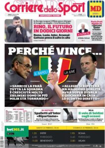 Rassegna stampa del 24 febbraio 2018 34 corriere dello sport 2018 02 24 5a90a1ed36342