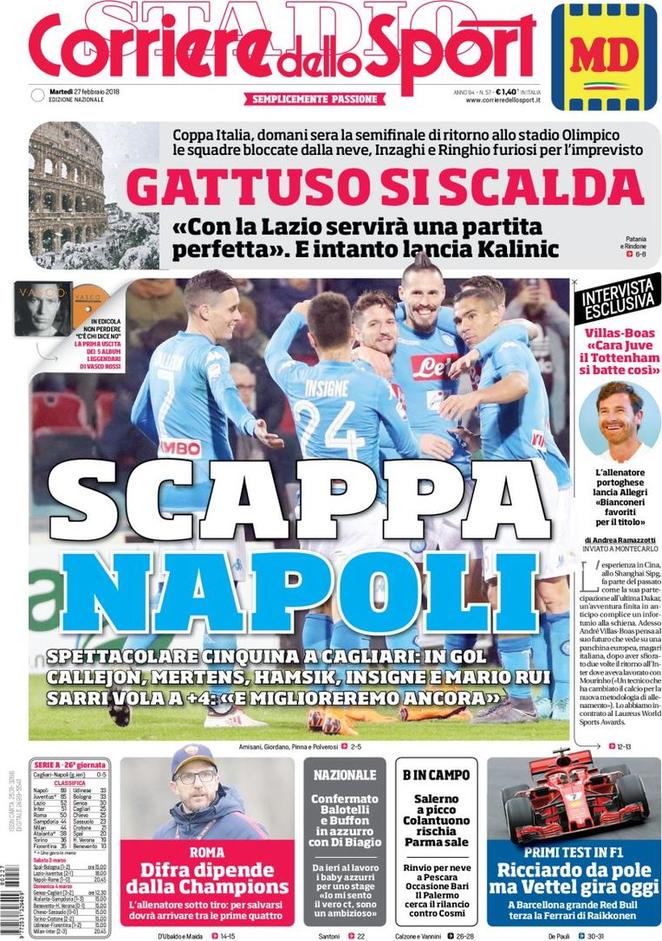 Rassegna stampa del 27 febbraio 2018 34 corriere dello sport 2018 02 27 5a9496671fb63