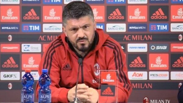 Gattuso conferenza