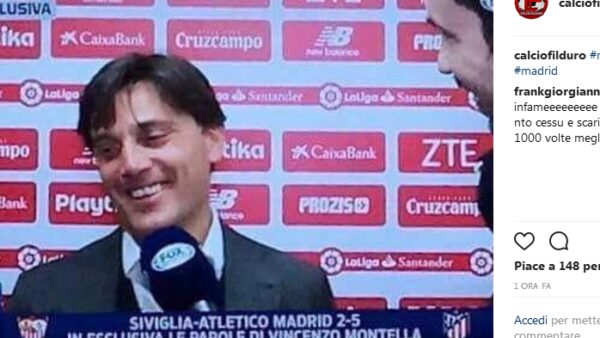 Montella siviglia ride atletico