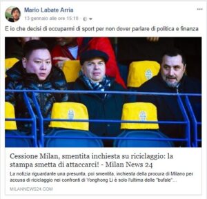 Milan, quando vai bene la stampa si sciacqua la bocca 29 post labate