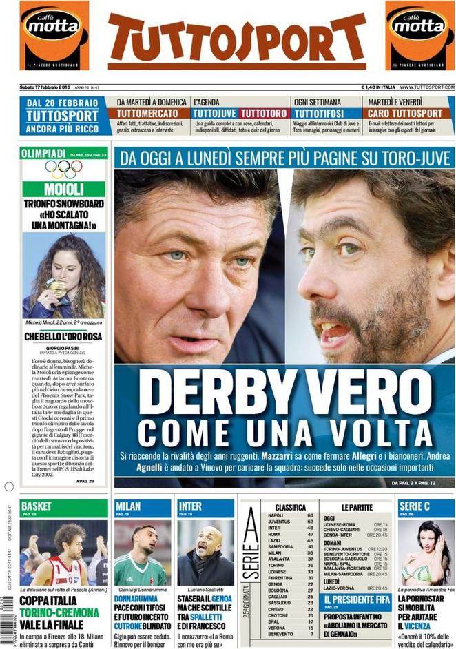Rassegna stampa del 17 febbraio 2018 33 tuttosport 2018 02 17 5a8762c95a5a0