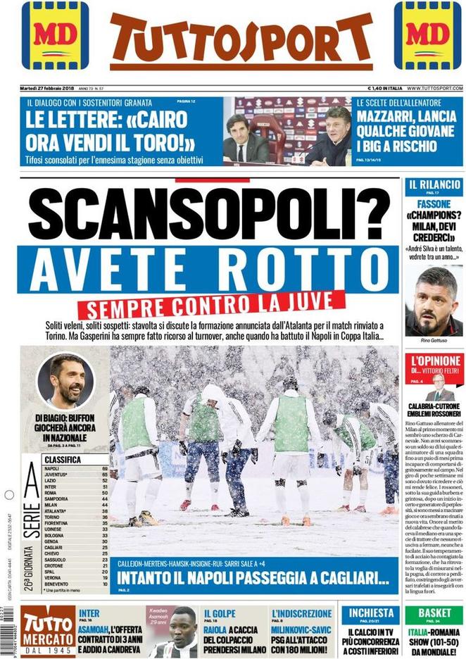 Rassegna stampa del 27 febbraio 2018 33 tuttosport 2018 02 27 5a94940df11a2