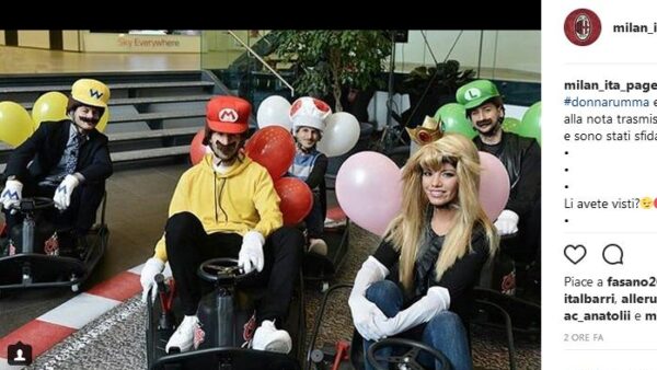 Borini donnarumma mario kart