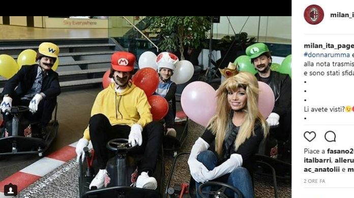 borini donnarumma mario kart