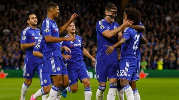 Chelsea esultanza champions league settembre 2015 ifa