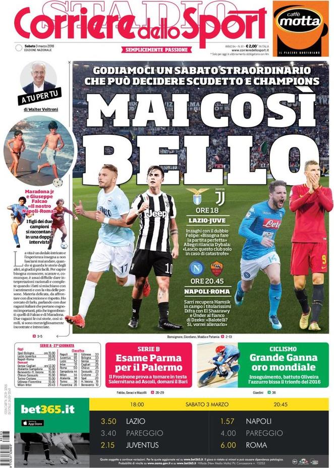 corriere dello sport 2018 03 03 5a99deb6d8aee