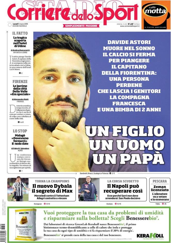 Rassegna stampa del 5 marzo 2018 29 corriere dello sport 2018 03 05 5a9c7aab3c24f