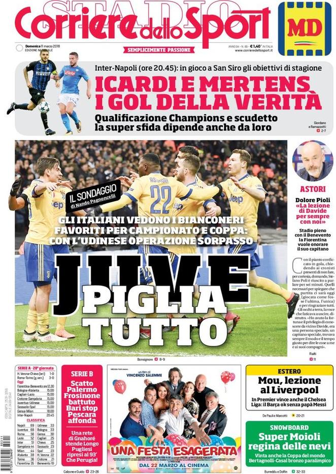Rassegna stampa del 11 marzo 2018 27 corriere dello sport 2018 03 11 5aa4684d8f3ca 1
