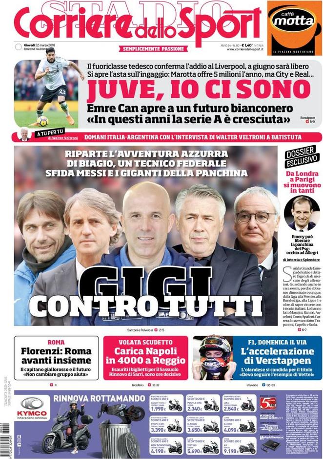 Rassegna stampa del 22 marzo 2018 27 corriere dello sport 2018 03 22 5ab2eb0fbd174
