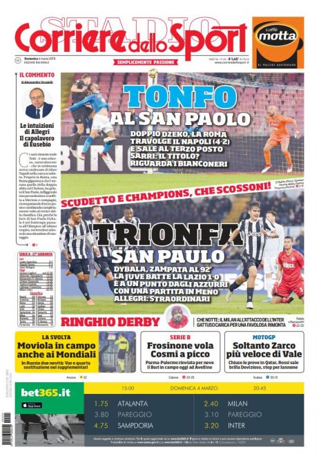 Rassegna stampa del 4 marzo 2018 27 cs