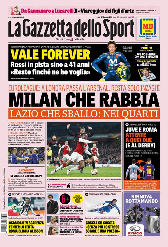 Rassegna stampa del 16 marzo 2018 29 gazzettafc nazionale web Big 1 4