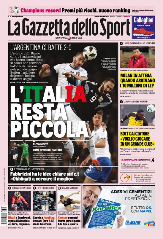 Rassegna stampa del 24 marzo 2018 29 gazzettafc nazionale web Big 1 7
