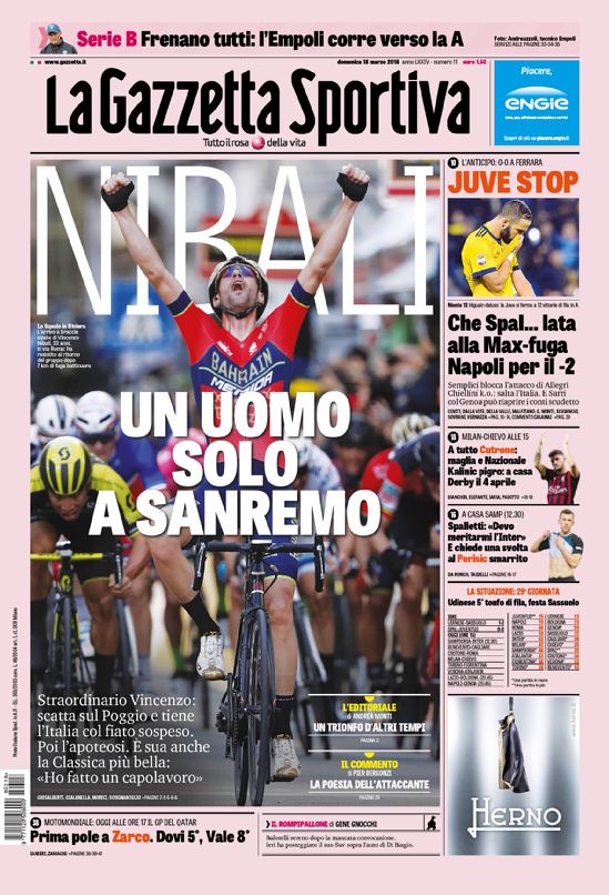 Rassegna stampa del 18 marzo 2018 29 gazzettafc nazionale web Big 10