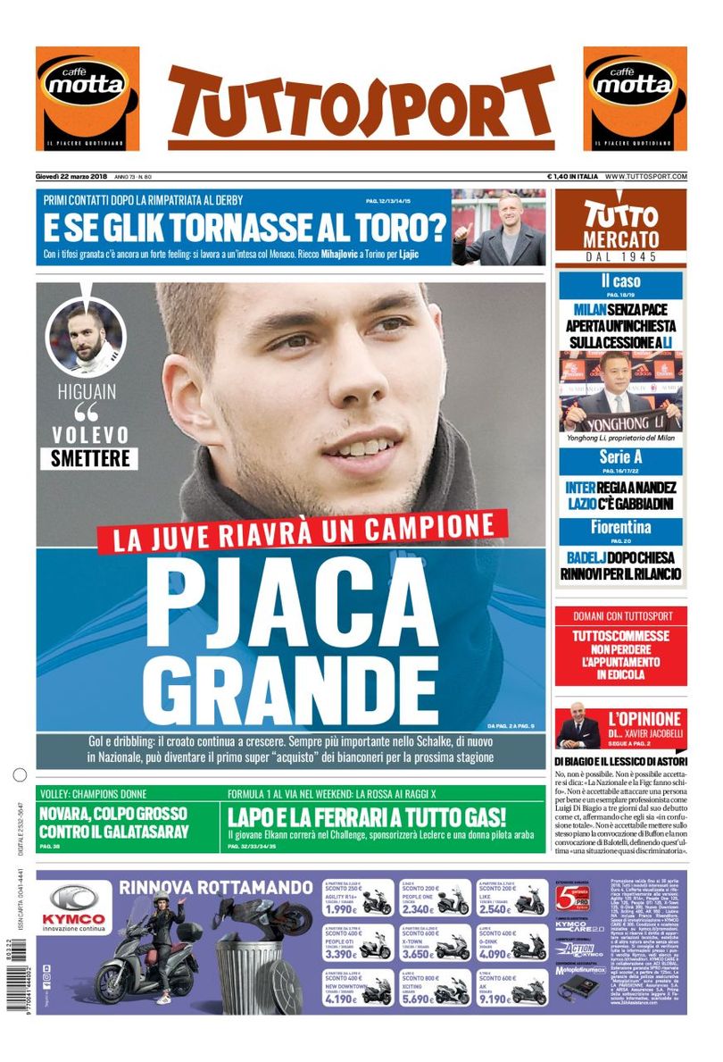 Rassegna stampa del 22 marzo 2018 28 prima pagina xl 1