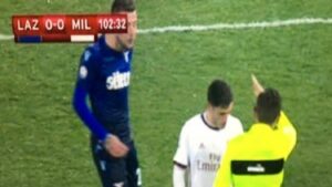 Sputo Milinkovic a Suso: lo spagnolo non ci sta e risponde – VIDEO