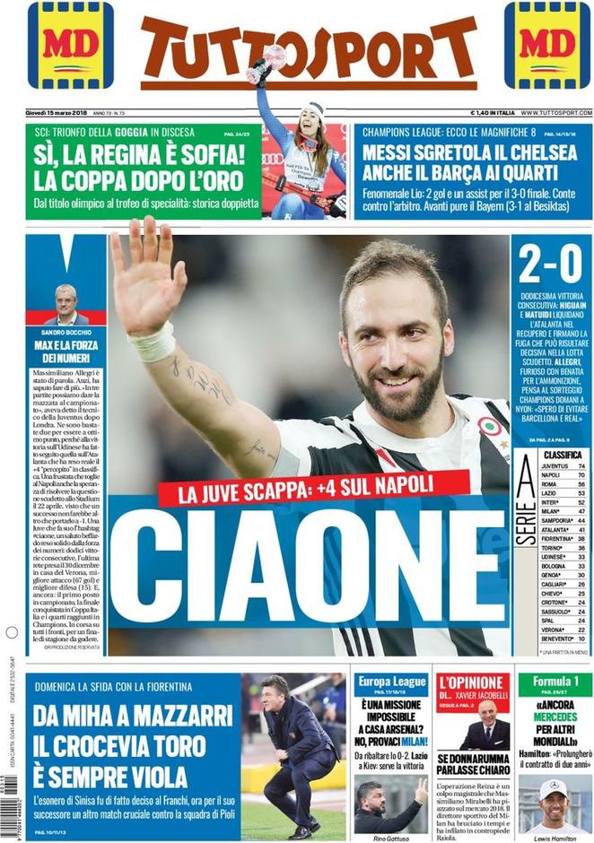 Rassegna stampa del 15 marzo 2018 28 tuttosport 2018 03 15 5aa9a995c93ef