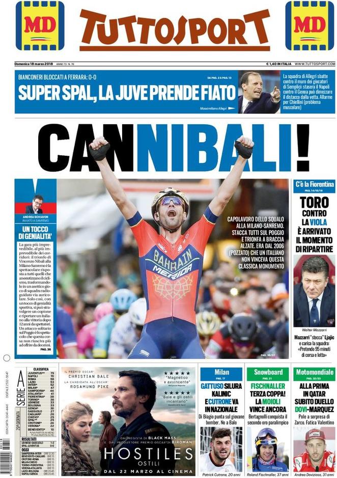 Rassegna stampa del 18 marzo 2018 27 tuttosport 2018 03 18 5aada06827513