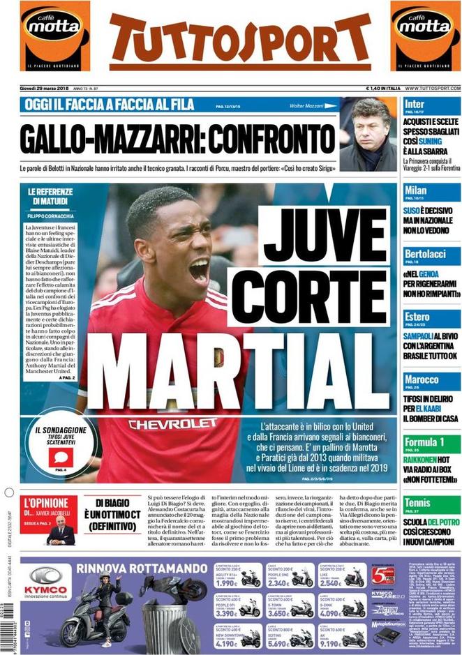 Rassegna stampa del 29 marzo 2018 27 tuttosport 2018 03 29 5abc1069335d2