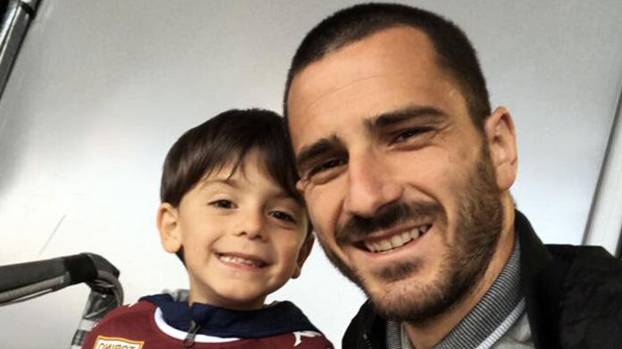 Bonucci su Instragram: «La quarantena mi ha fatto tornare bambino» 26 bonucci figlio stadio toro