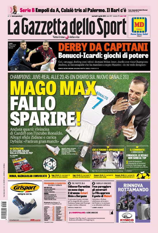 Rassegna stampa del 3 aprile 2018 29 gazzettafc nazionale web Big 1