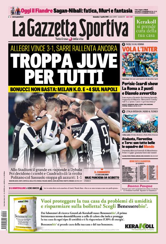 Rassegna stampa del 1 aprile 2018 29 gazzettafc nazionale web Big