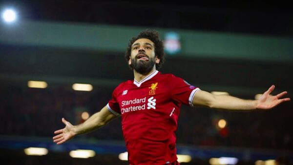 Salah esultanza liverpool novembre