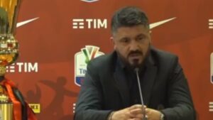 Milan, Gattuso in conferenza stampa: «Bonucci deve parlare con la società»