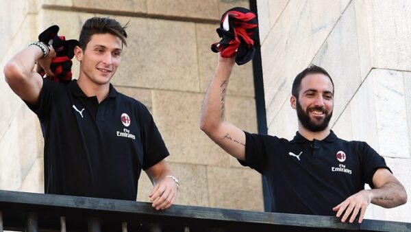 Higuain Caldara milan agosto